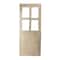 2.3ft White Miniature Wooden Door Wall Hanging Decoration